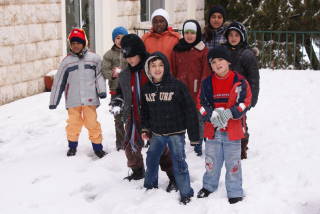 JLSS Children Enjoying the Snow 